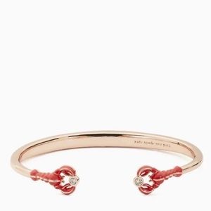 Kate Spade rose gold lobster bracelet